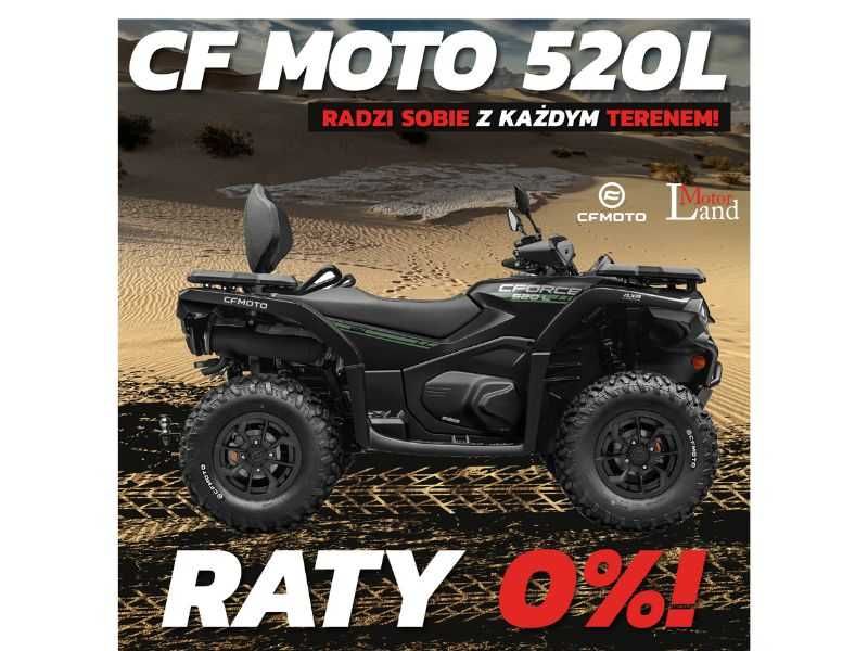 Quad CF Moto 520 L Raty 0%/Leasing/Transport MOTOR-LAND