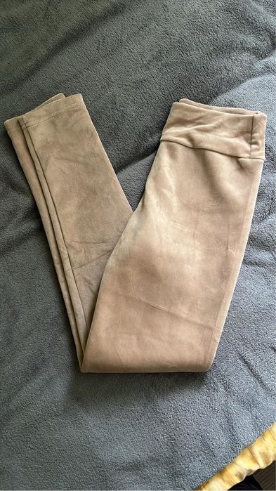 Spodnie zamszowe rozm. S