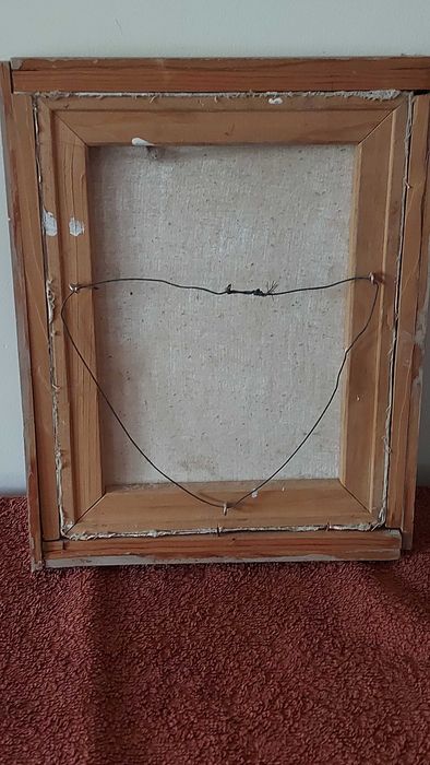 Obraz Wilnert 18×23 cm – kolorowa kompozycja z sygnaturą