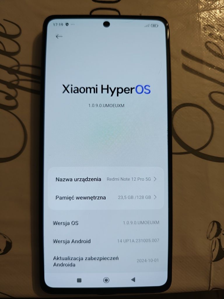 Redmi note 12pro 5G