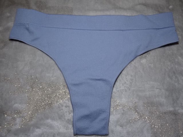 Primark stringi wrzosowe prążek nowe L