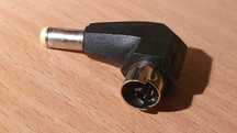Adapter kątowy zasilacza Acer din6