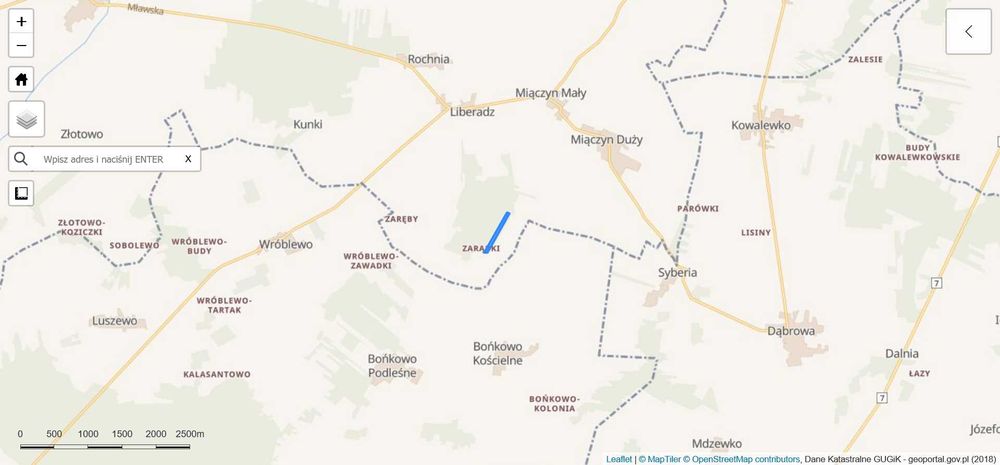 Sprzedam las mieszany 70 letni z działką budowlaną