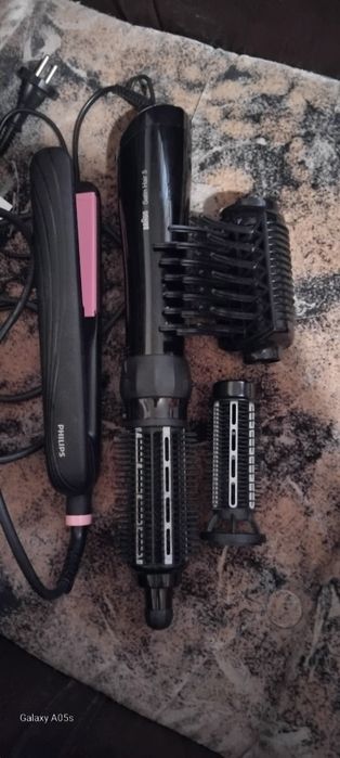 Фен с насадками и утюжек