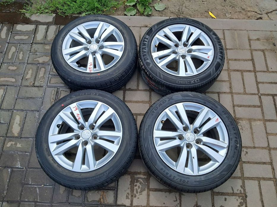 peugeot 308 ii t9 felgi aluminiowe 16&quot; koła lato 205/55r16 5x108