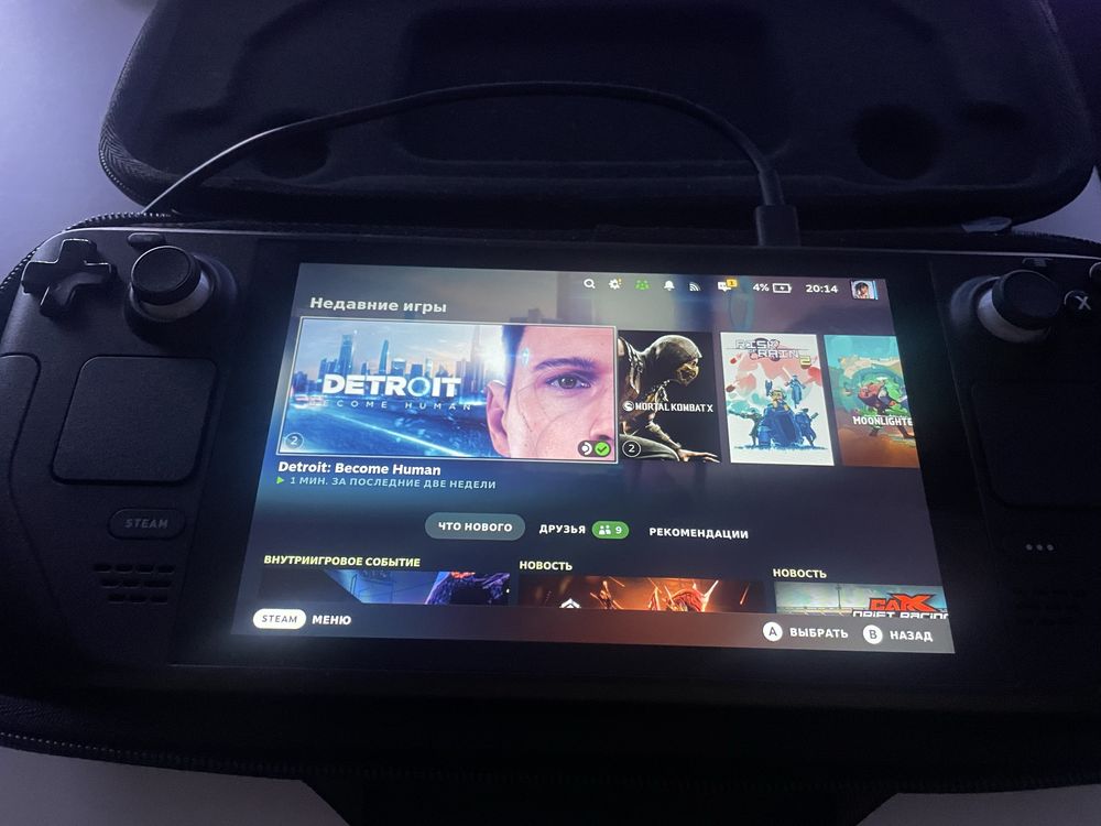 steam deck 256gb в идеальном состоянии