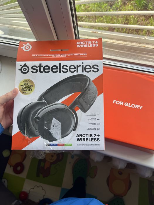 Нушники геймерские STEELSERIES ARCTIS 7+ wireless black