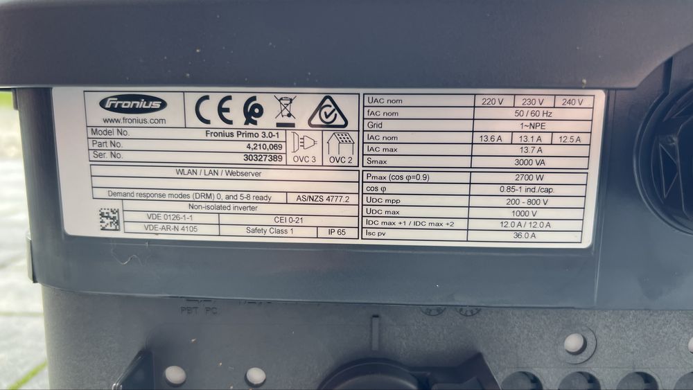 Falownik Fronius Primo 3.0-1