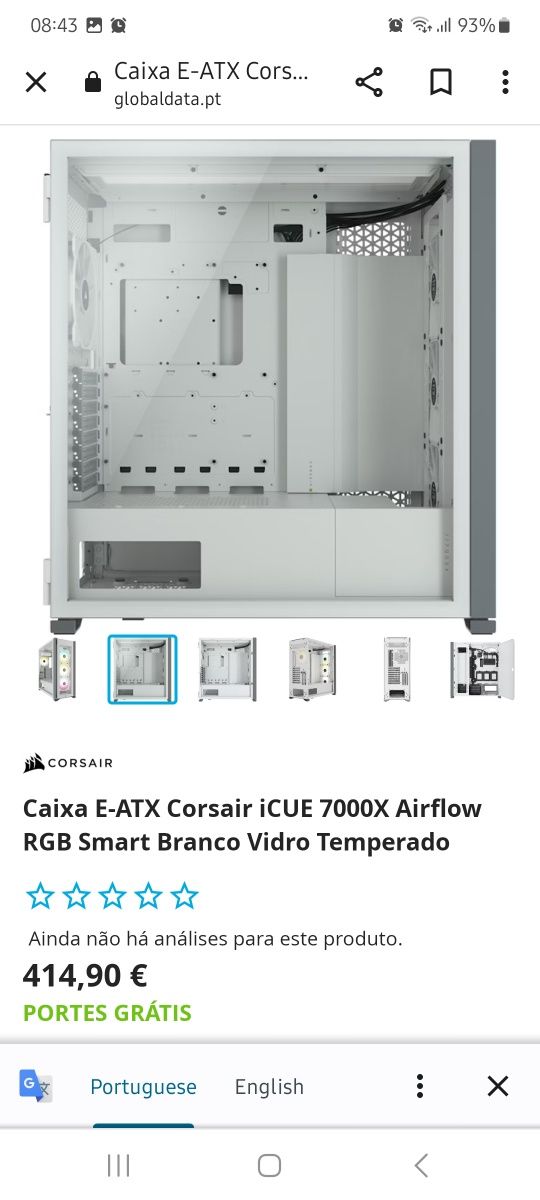 Corsair 7000x pc case
