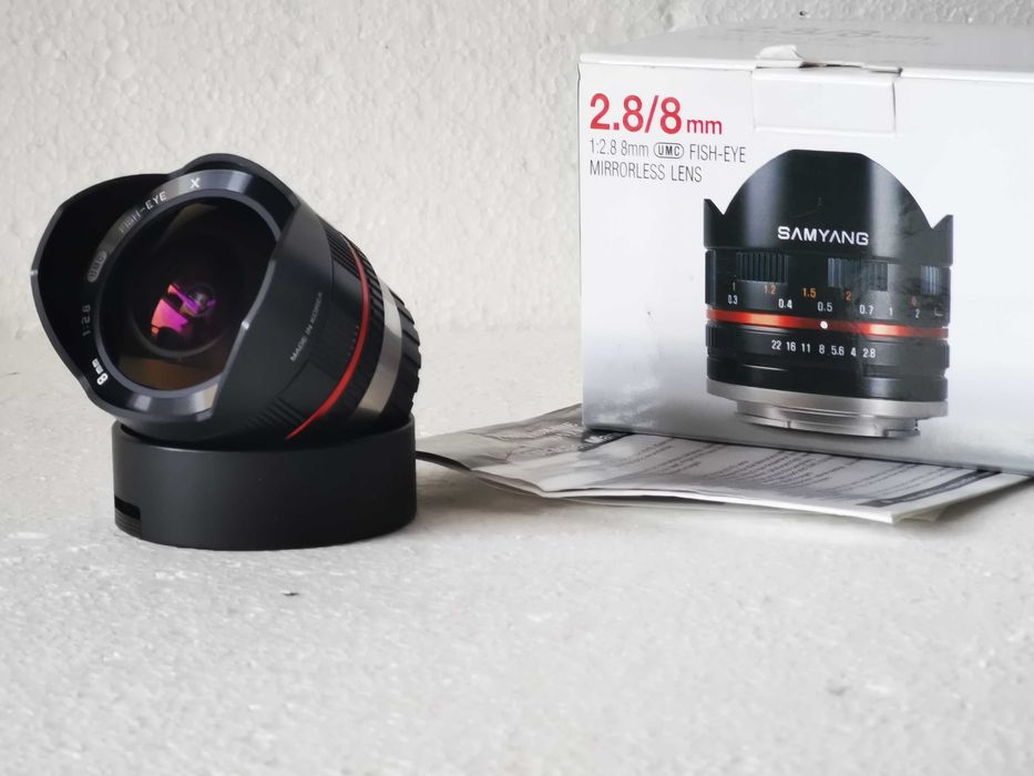 Obiektyw Samyang fish-eye X 8mm 1:2.8 dla Fujifilm