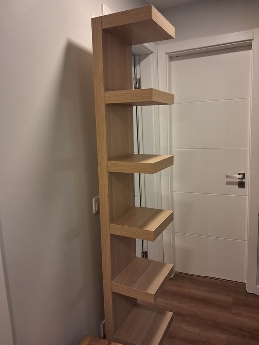 LACKEstante lack ikea
Estante de parede, ef carvalho c/velatura branc