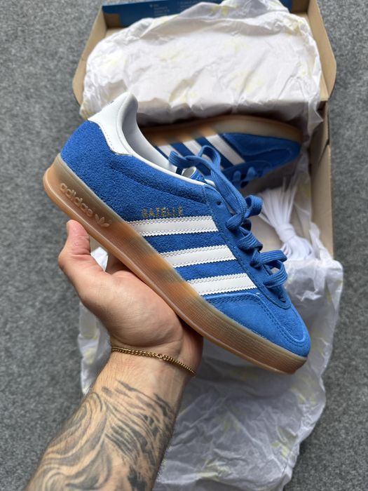 Adidas Gazelle Indoor Blue Bird Cloud White - 38 2/3