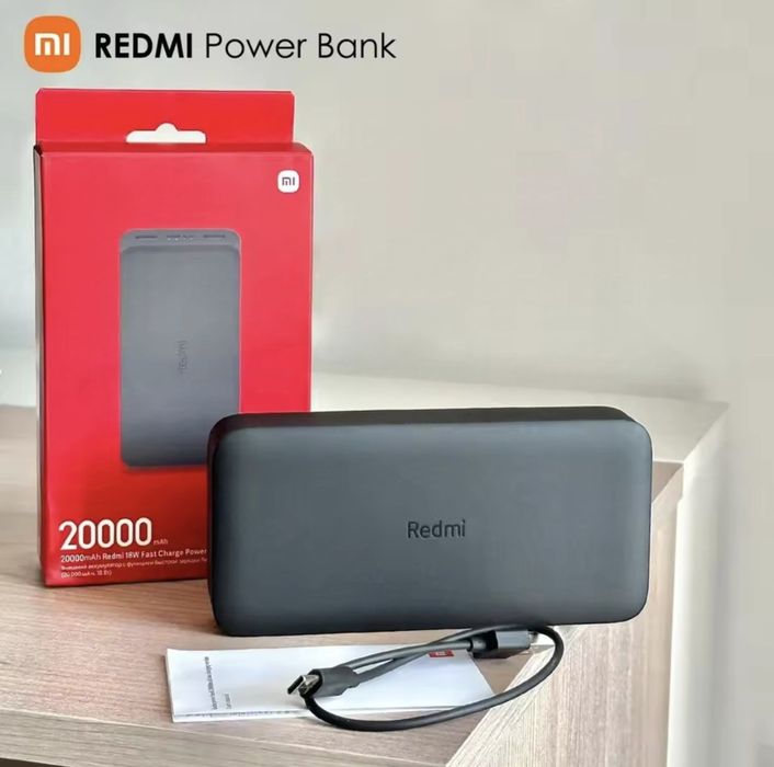 Xiaomi Redmi 20000 мАч Power Bank двосторонній Павер Банк