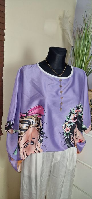 Bluzka oversize damska duża,  nowa