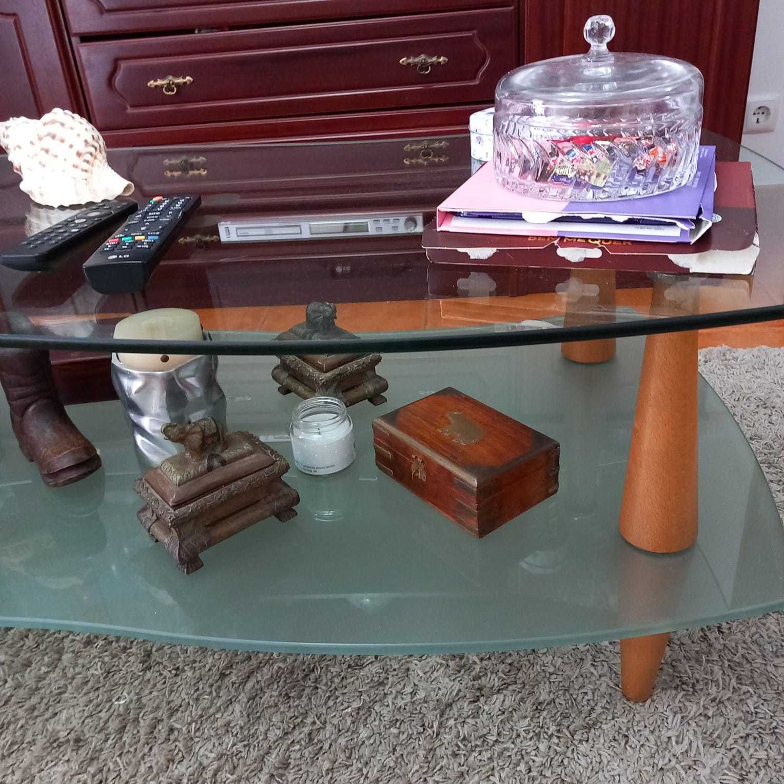 Vendo mesa centro sala em vidro