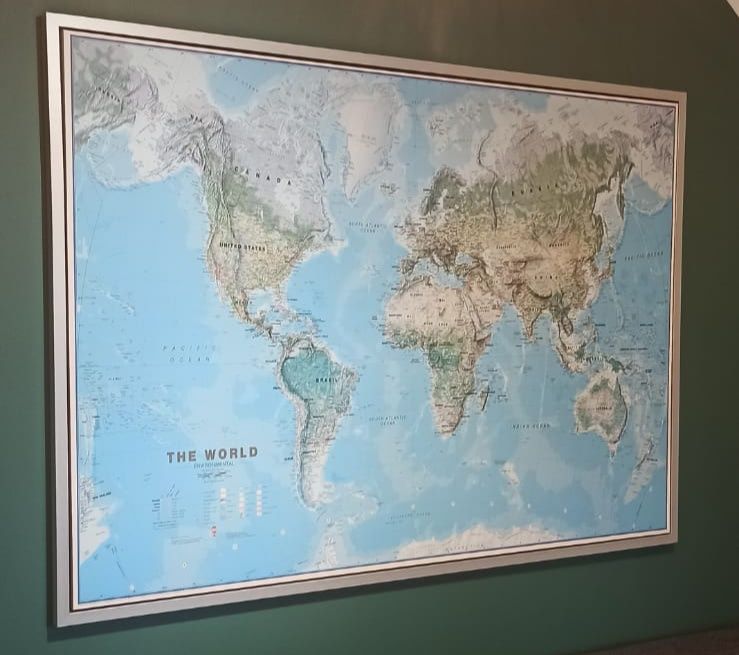 Mapa swiata duża