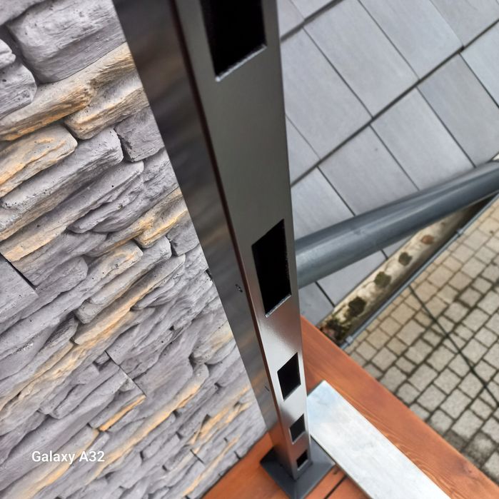 Balustrada balkonowa balustrady aluminiowe Barierki stali nierdzewnej