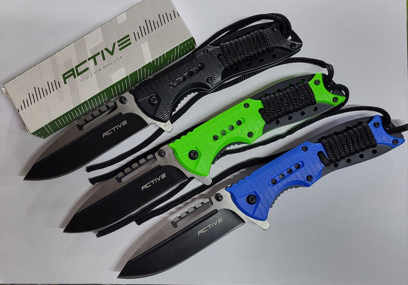 Нож Active Roper Green, Blue, Black