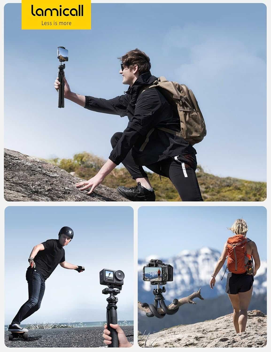 statyw tripod LAMICALL 3w1 z pilotem
