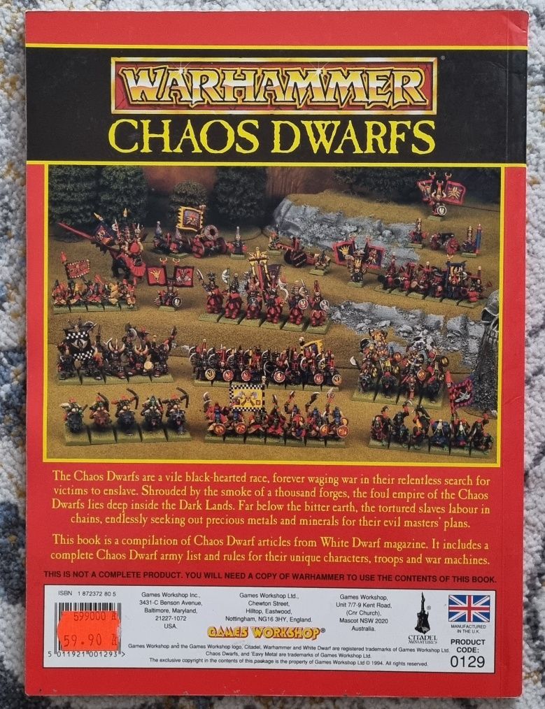 Warhammer- Chaos Dwarfs