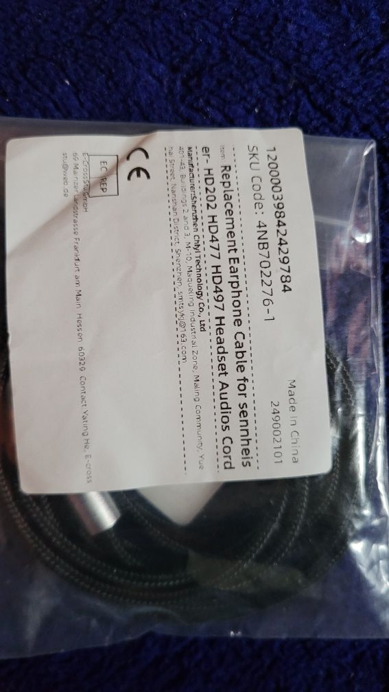 Kabel / przewód słuchawkowy / do słuchawek