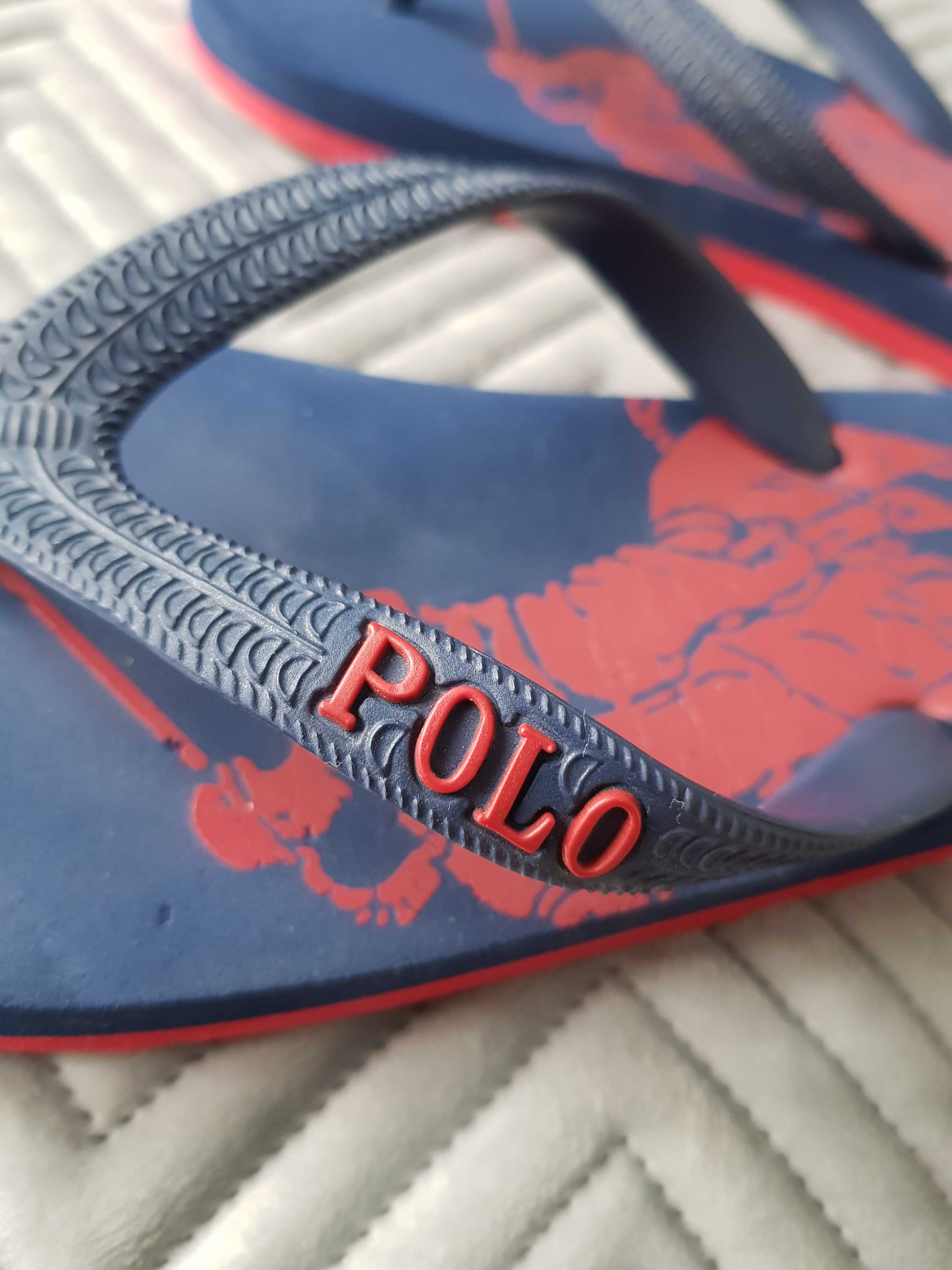Klapki japonki na basen na plażę POLO 33 34