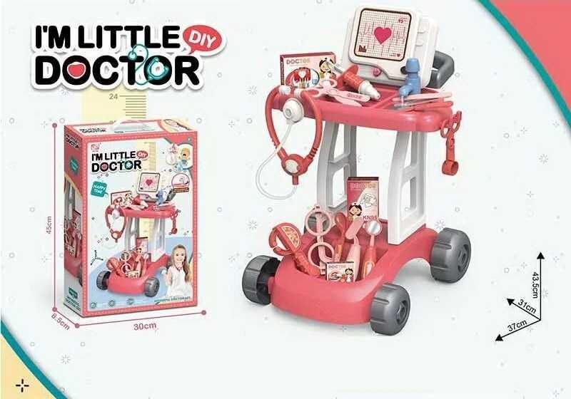 Набір лікаря 8837 столик, ЕКГ, звук, світло, тече вода, аксесуари