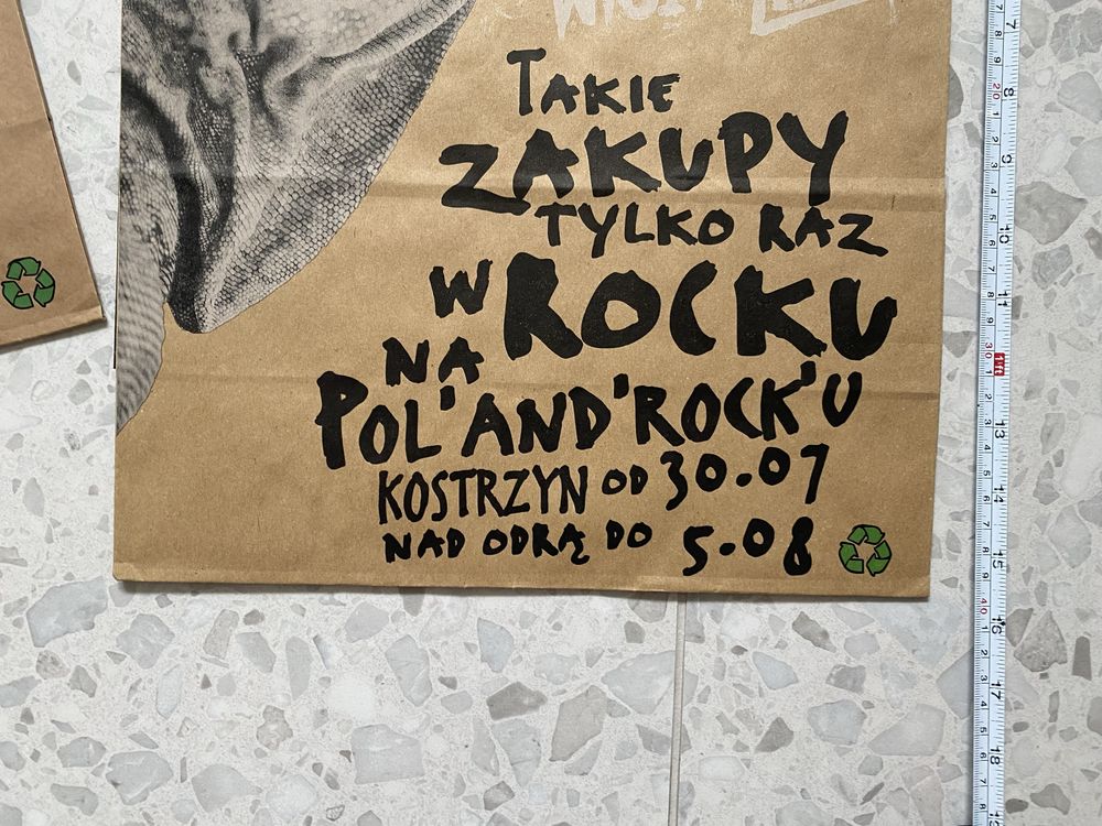 Pol'and'Rock 2021, papierowe torby