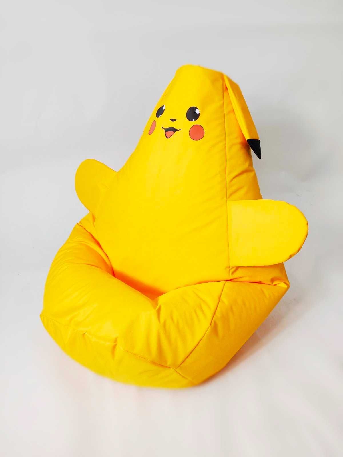 Śliczny puf Pokemon Pikachu 105*80 na prezent Mikołaj Gwiazdka