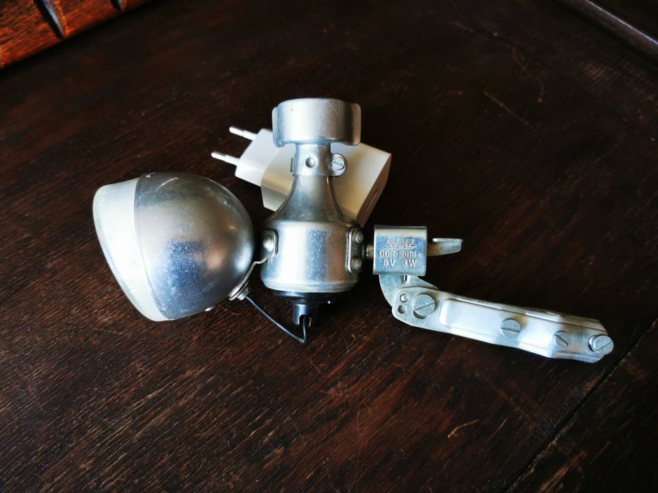 Lampa dynamo rowerowe DDR Ruhla 10696