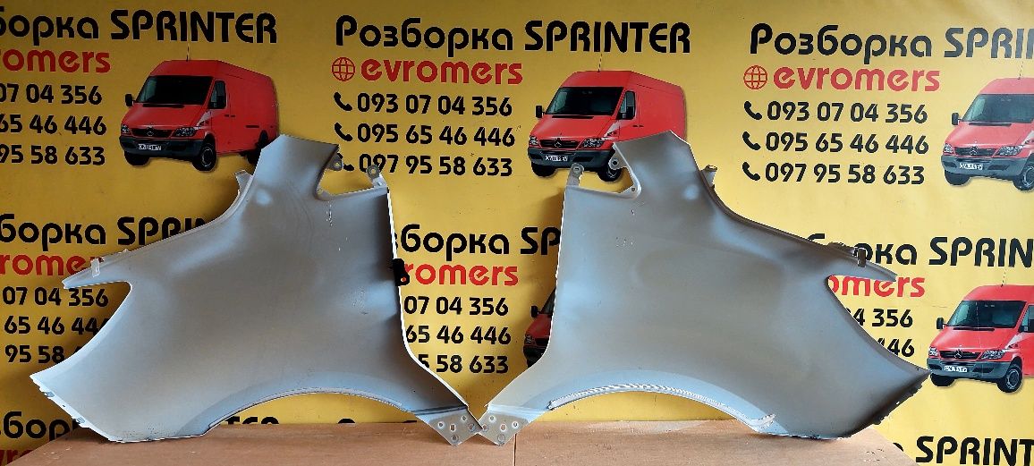 Крило біле ліве праве передне 2018-2024 mercedes Sprinter w907 w910