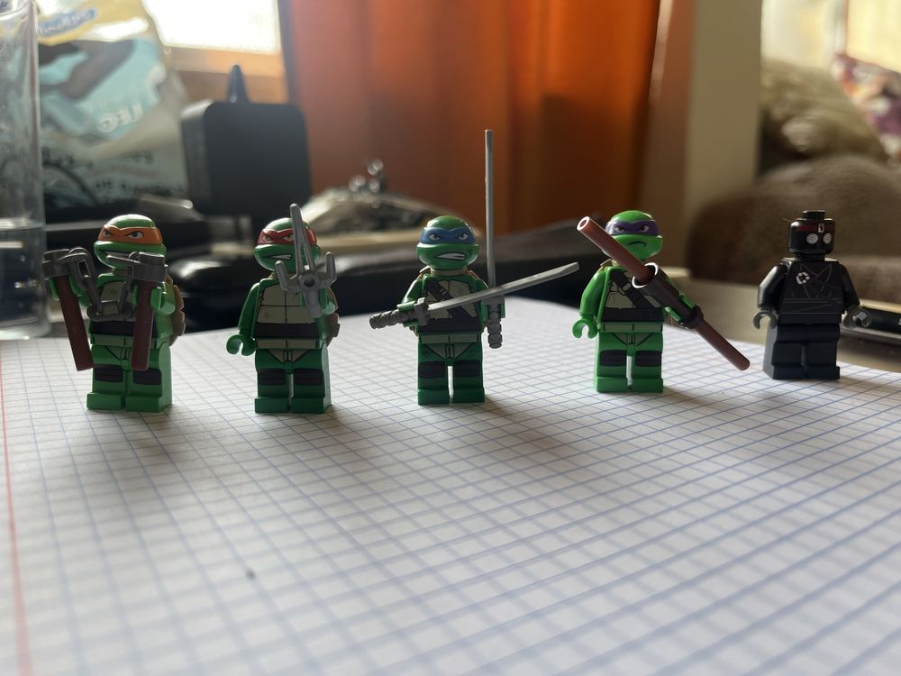 Lego TMNT Minifiguras originais