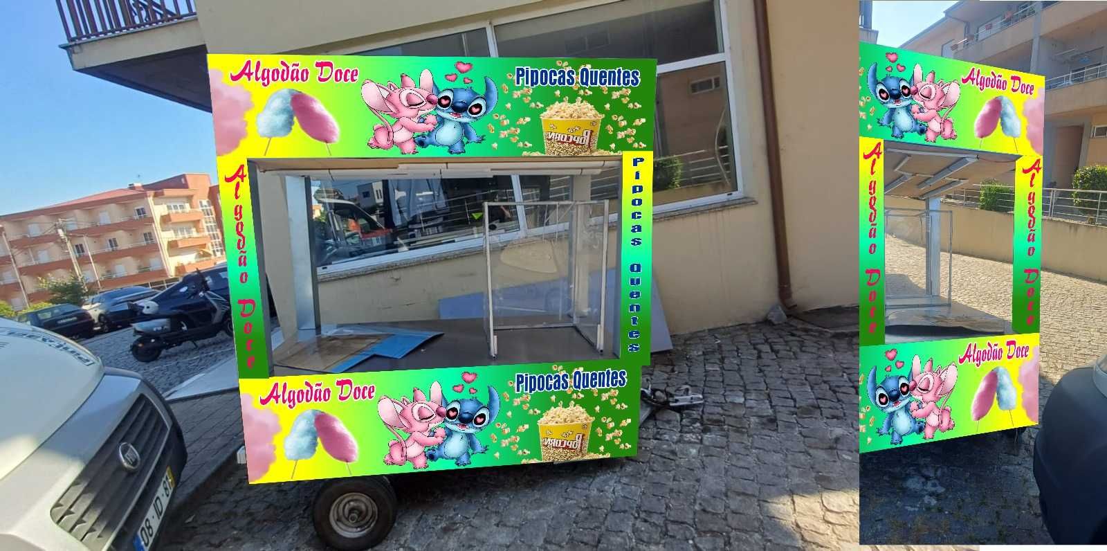 Reboque de pipocas