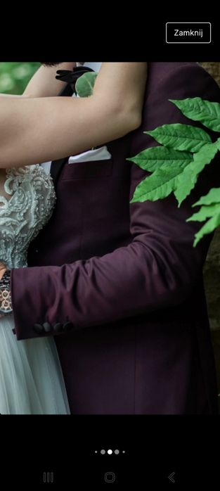 Garnitur ślubny slim