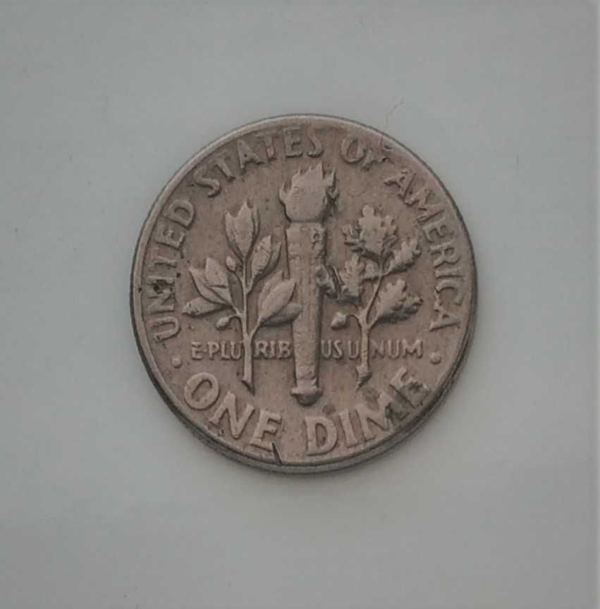 Монеты США 1 дайм = 10 центов (One Dime) 1969-2004 разные годы, VF-XF