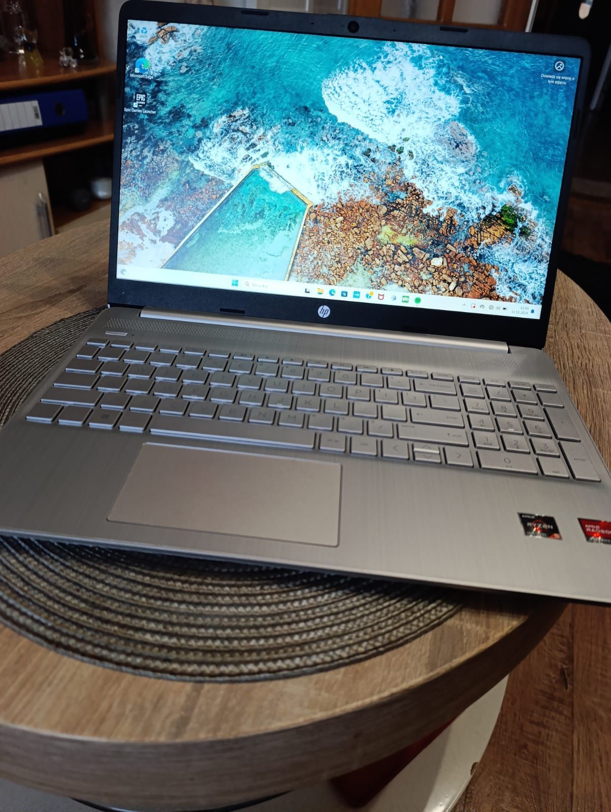 Notebook HP 15s 8GB 512ssd Ubezpieczenie