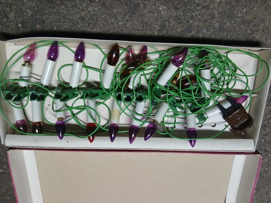 Lampki choinkowe z prl 1978r nie świecą