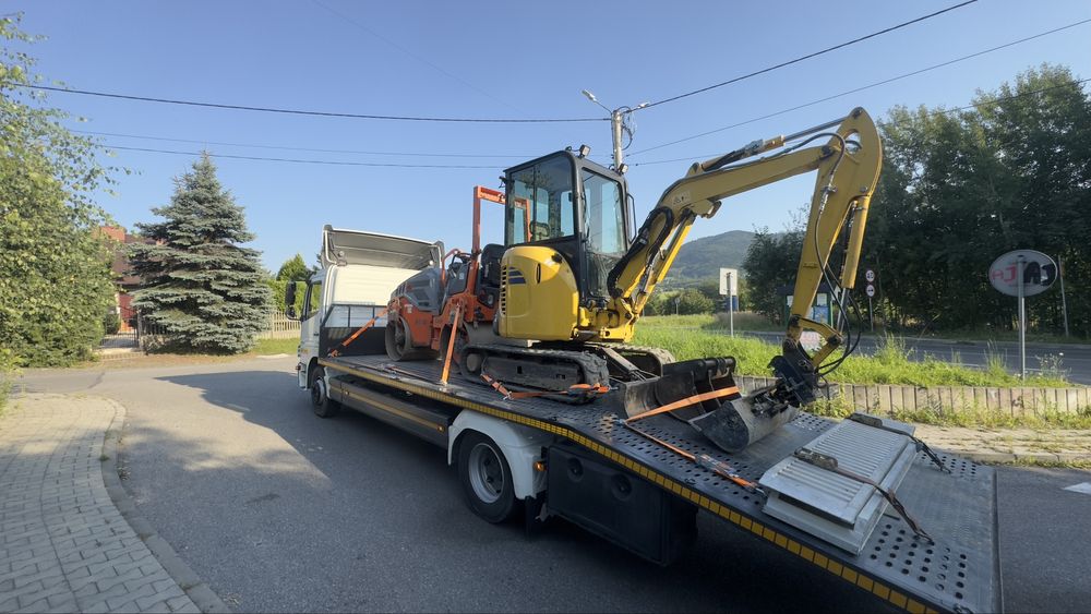 Transport Przewóz maszyn samochodów AUTOLAWETA LAWETA do 15T