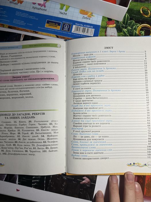 Украінська мова та читання 2 клас Сапун