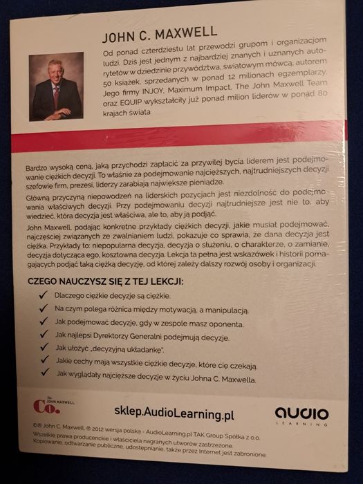 płyta CD, Podejmowanie ciężkich decyzji, zbiórka