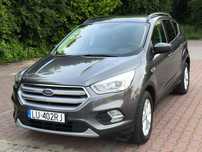 Ford Kuga Escape, AWD 4x4, skóra, hak, opony zimowe, automatyczna skrzynia