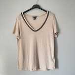H&M bluzka ozdobny dekolt S / M