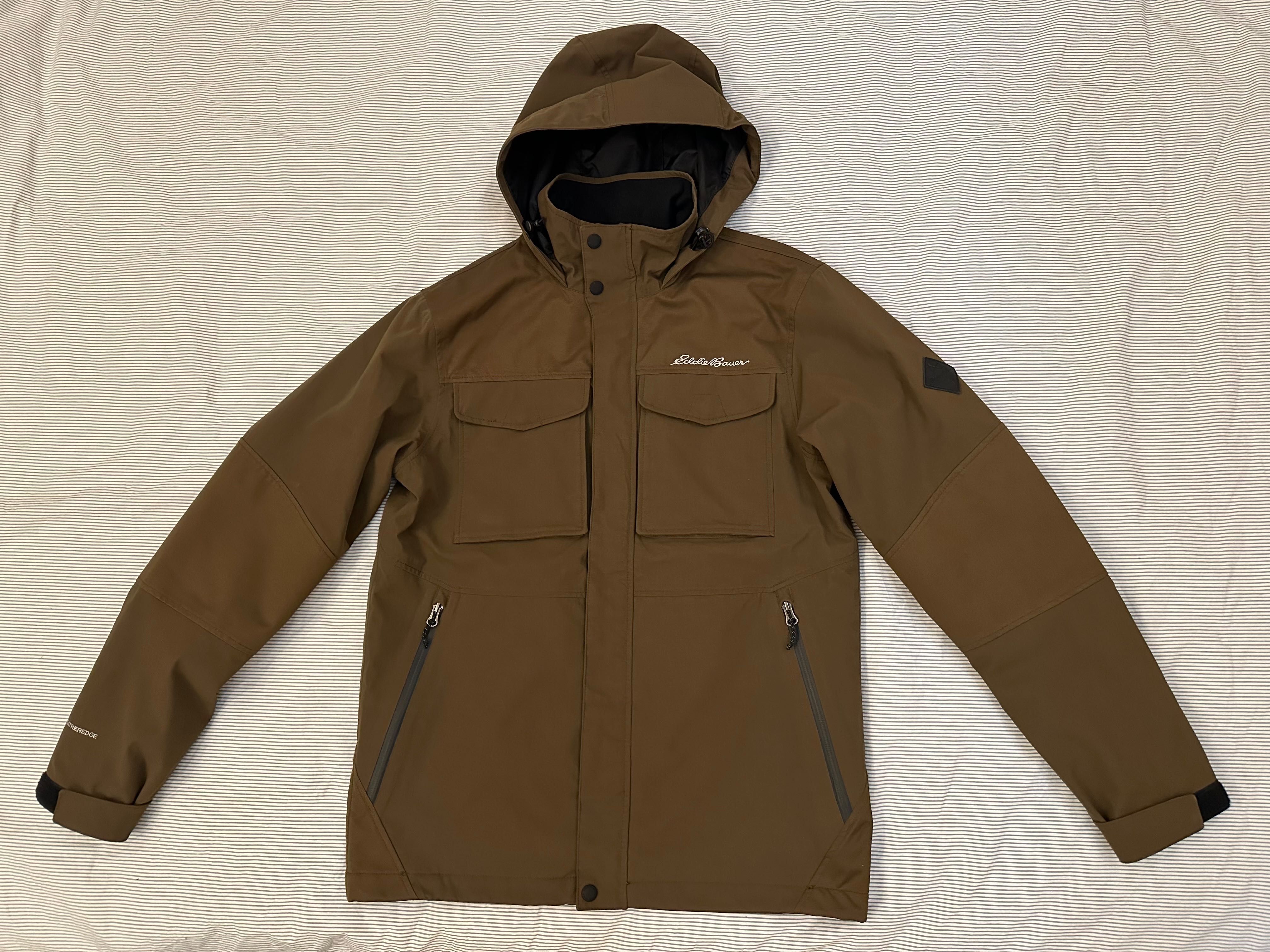 Eddie Bauer Weatheredge Kurtka Męska Mała Brązowy