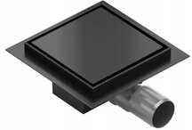 Odpływ kwadratowy WPUST 12x12 / 15x15 CZARNY