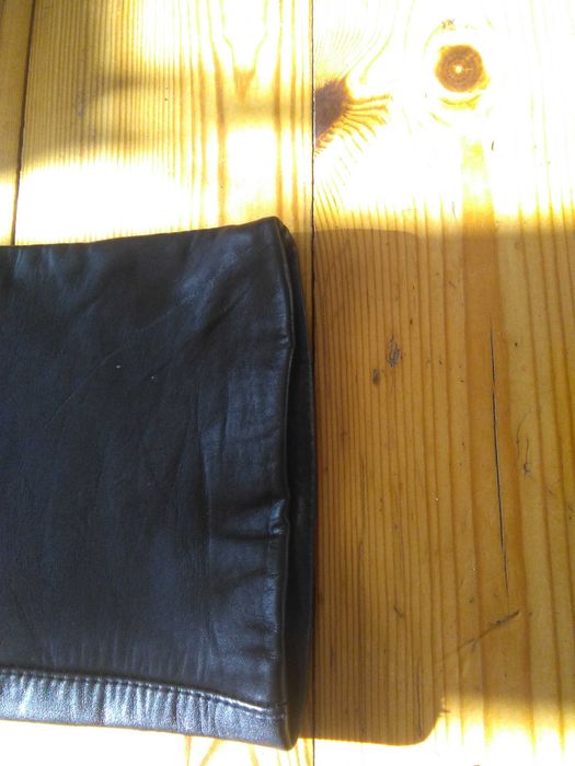 spodnie skórzane męskie okazja