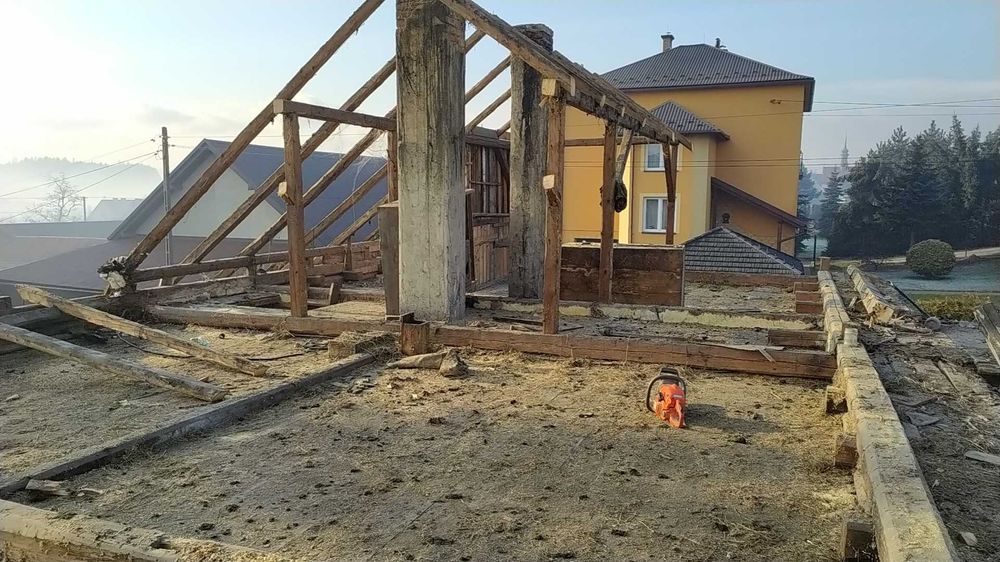 Rozbiórki stodół,skup starego drewna,wymiana desek RADOMSKO