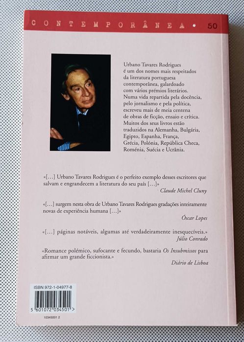 Os Insubmissos de Urbano Tavares Rodrigues