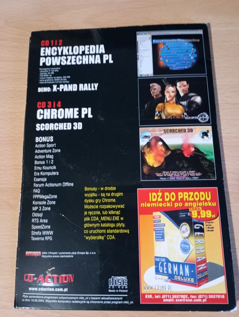 Chrome PL, Scorched 3D, Encyklopedia Powszechna 4CD/PC