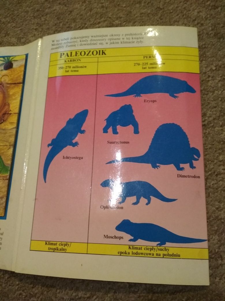 Dinozaury - straszne potwory. Książeczka z puzzlami