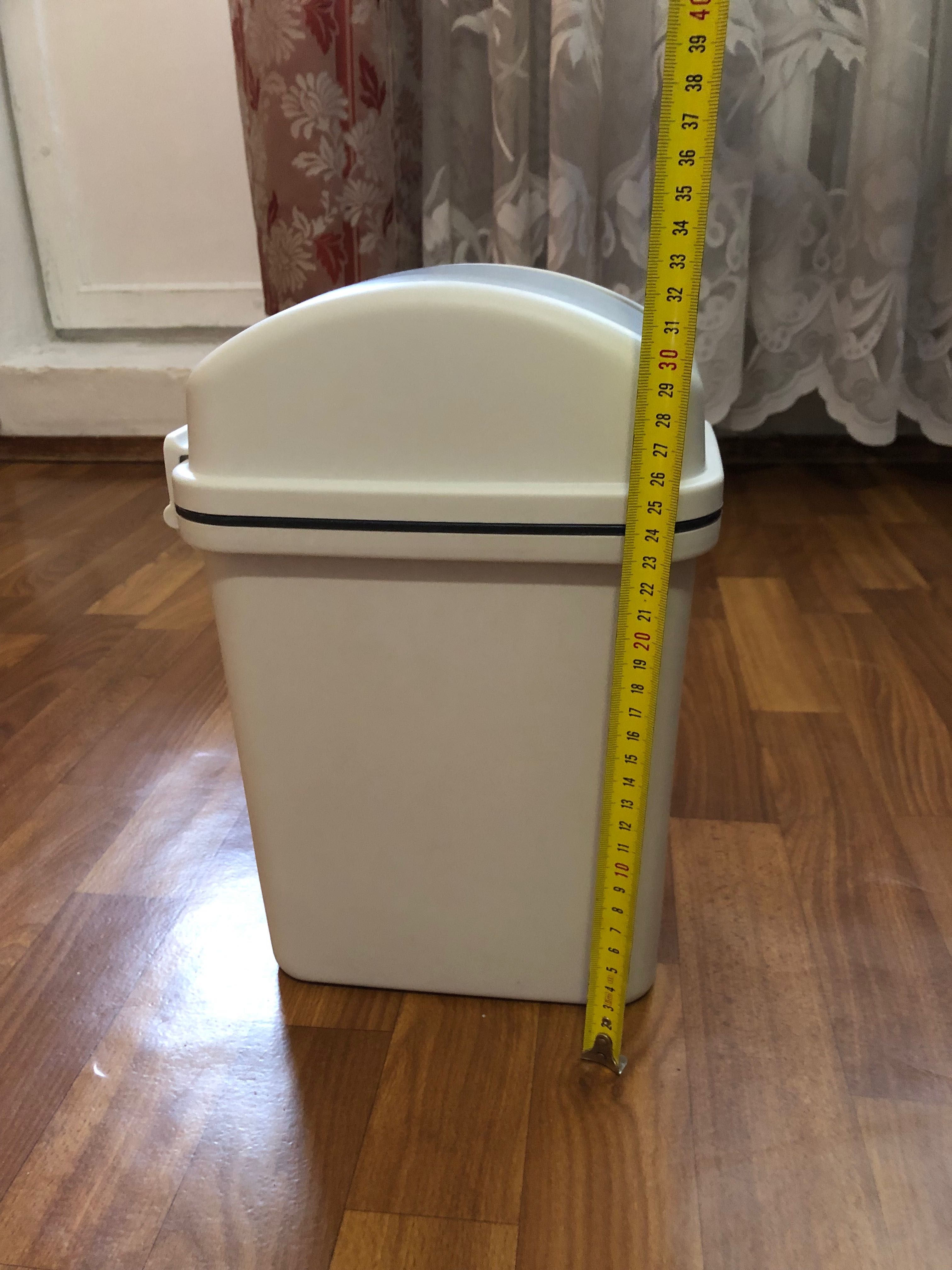 Відро для сміття MVM з кришкою BIN-12 на 7 л